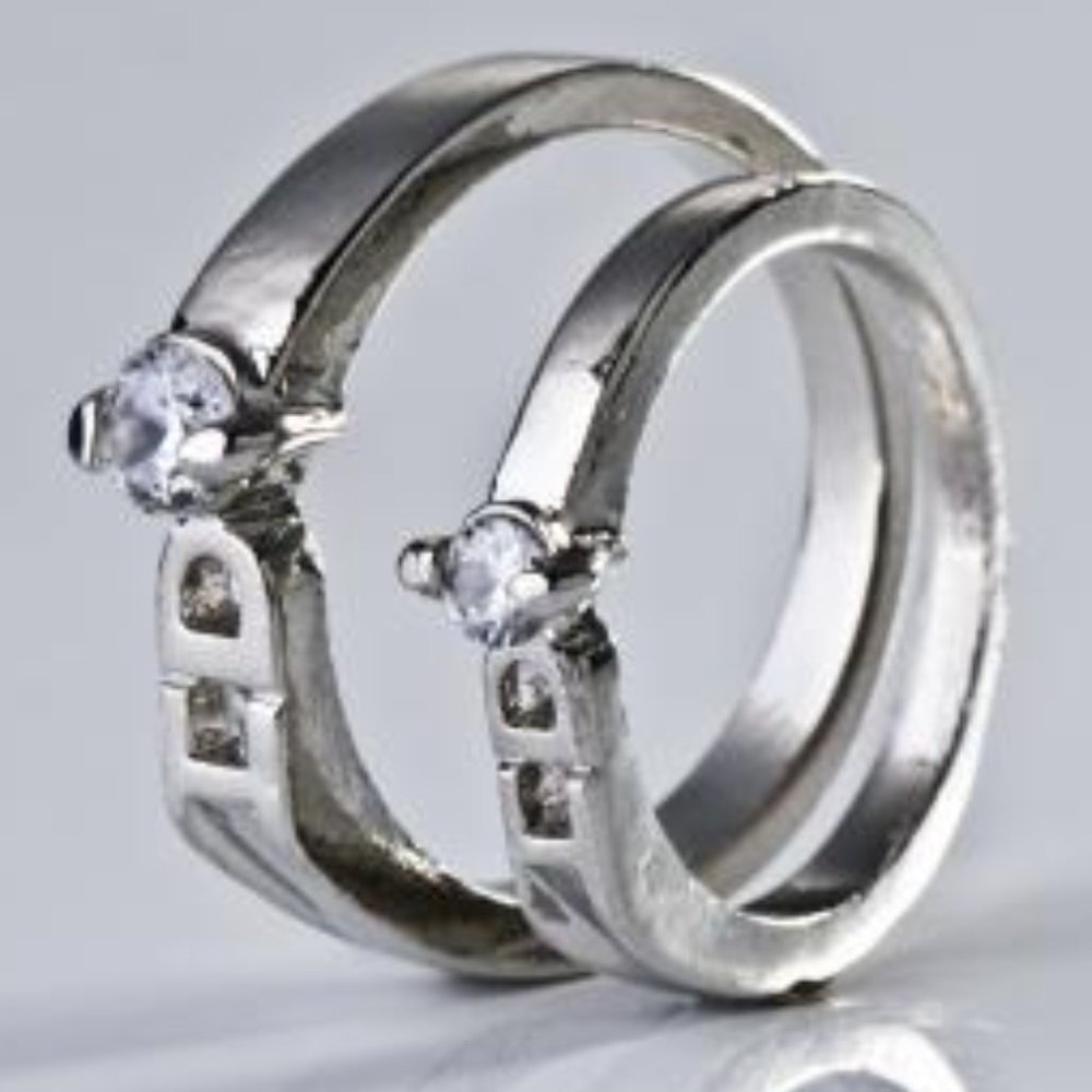 Cubic Zirconia Sterling Silver Engage/Wed Style S3
